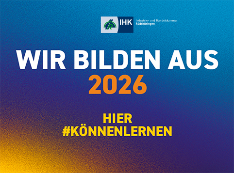 Wir bilden aus 2026, IHK Südthüringen